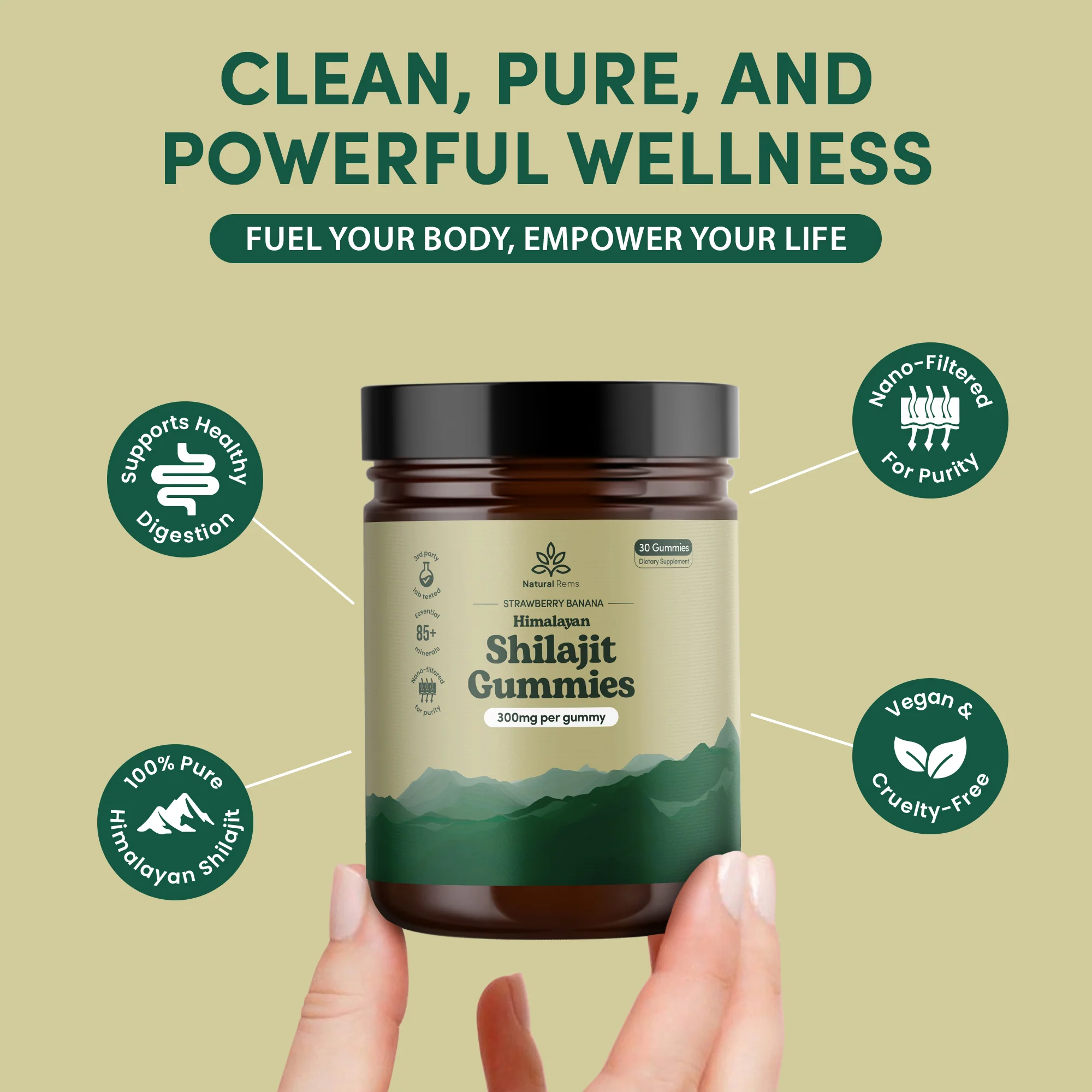 Natural Rems Shilajit Gummies - Image 3